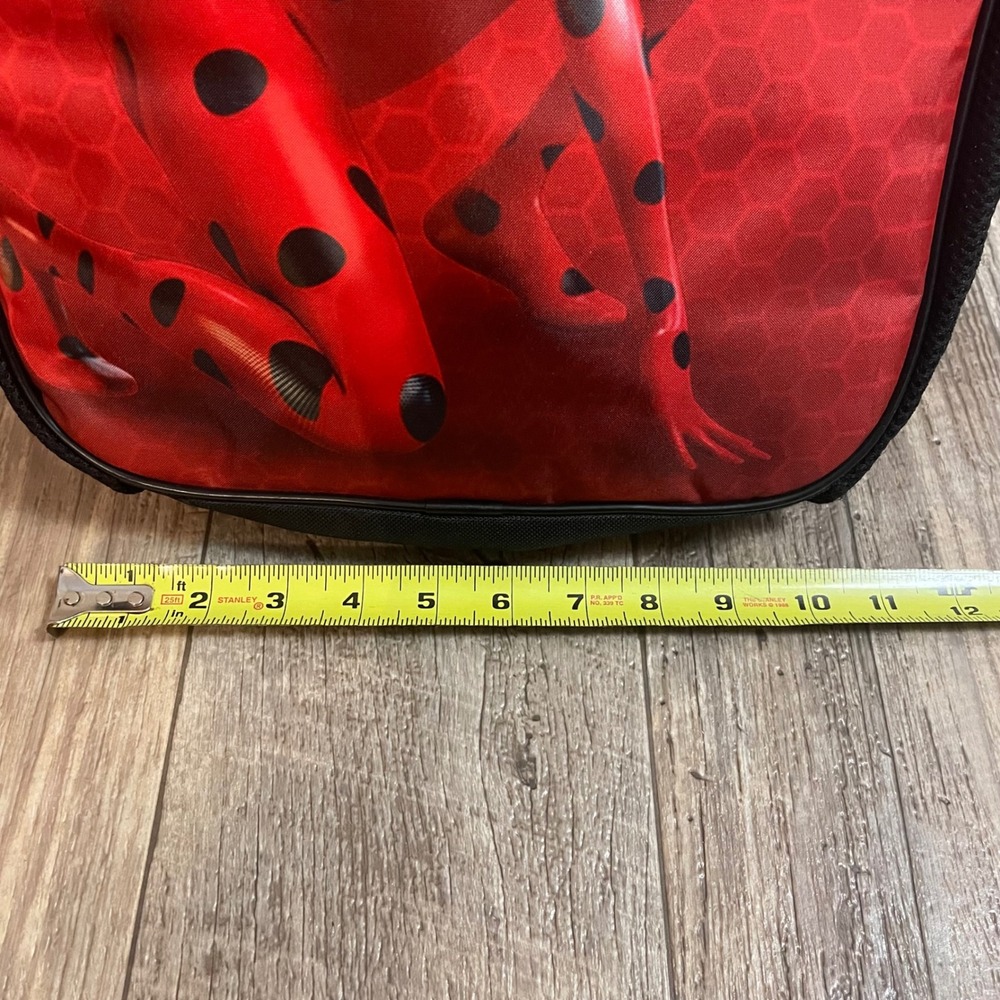 Miraculous Ladybug Backpack Red Black Kids School‎ Travel Bag - Picture 5 of 6